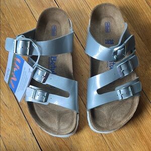 Birkenstock Betula Leo Silver Sandals
